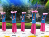 舞在深圳湾原创广场舞 渡风 雨丝编舞 正面演示 背面演示 分解教学