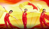 美丽秋霜广场舞《我的祖国》庆新中国成立70周年 演示和分解动作教学