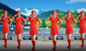 湖北心飞翔广场舞《红姑娘儿》16步 演示和分解动作教学 编舞心飞翔