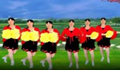 英红梅广场舞《中国范儿》花球舞 演示和分解动作教学 编舞英红梅