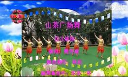 深圳山茶广场舞《花儿妹妹》原创含正背面分解