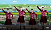 繁星明月广场舞《心花开在草原上》演示和分解动作教学 编舞繁星