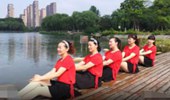 江南雨广场舞《乌兰山下一朵花》网红歌曲多种跳法 演示和分解动作教学