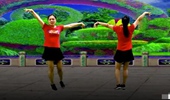 优柔广场舞《阿妈的酥油灯》舞步健身操第五套第八节 演示和分解动作教学