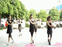 浙江温州绿蕾丝广场舞 健身舞 我的甜甜小妹 正反面演示