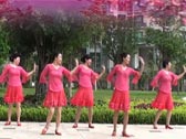 舞在深圳湾广场舞 花儿妹妹 附背面演示 雨丝编舞