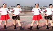 清河清清广场舞《好兄弟姐妹》双人水兵舞混搭 演示和分解动作教学