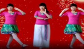 贵州小平平广场舞《新年好》欢快动感 演示和分解动作教学 编舞小平平