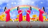 上津叶子广场舞《爱上一朵花》演示和分解动作教学 编舞上津叶子