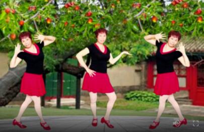 语燕广场舞《红枣树》演示和分解动作教学 编舞语燕