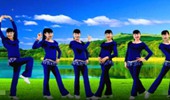 谷城元琴广场舞《亲一口》24步简单易学健身操 演示和分解动作教学