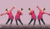 金社广场舞《问情》经典老歌简单形体舞 演示和分解动作教学 编舞金社