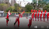 吉美广场舞《新年好》贺岁篇队形舞蹈 演示和分解动作教学 编舞吉美