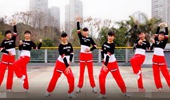 吉美广场舞《最右》时尚排舞恰恰 演示和分解动作教学 编舞彭晓晖