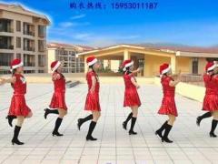 三亚美舞团广场舞《圣诞狂欢曲》背面演示及分解教学 编舞冬梅