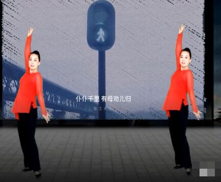 山东莲雨荷广场舞《武汉伢》居家健身系列三 背面演示及分解教学