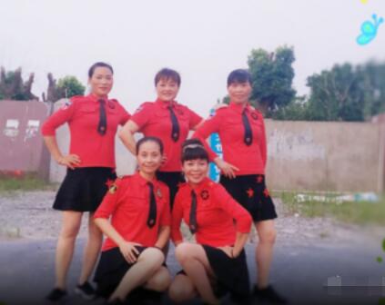 上海伟伟广场舞《万树繁花》团队版水兵舞 背面演示及分解教学