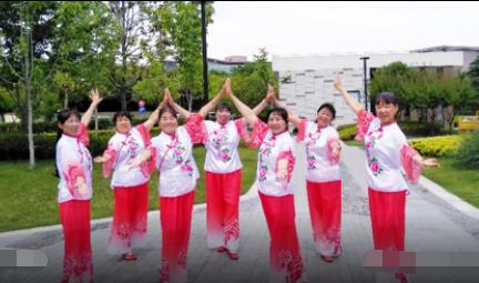 上海香何花广场舞《祝你健康》背面演示及分解教学 编舞香何花