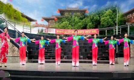 上海香何花广场舞《人生一世不容易》背面演示及分解教学 编舞香何花