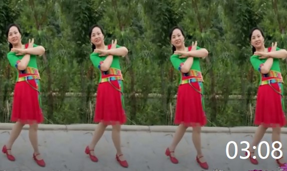 上津叶子广场舞《康巴情》新颖的民族舞，简单易学
