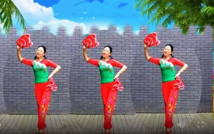 沈阳中国印象广场舞《家乡的姑娘真漂亮》背面演示及分解教学 编舞金子