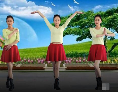 沈阳中国印象广场舞《牵着妈妈的手》水兵舞 背面演示及分解教学