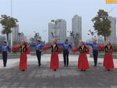 神韵广场舞梦在新疆 正背面演示及分解动作教学 编舞神韵