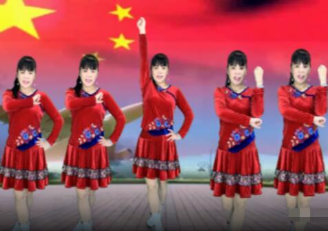 太湖一莲广场舞《中国梦我的梦》励志舞庆新中国成立70周年 背面演示及分解教学