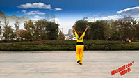 舞动旋律2007健身队广场舞金色的天空 附分解动作教学 原创编舞心随
