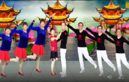 芜湖明华广场舞《最美最美》原创36步双人舞 背面演示及分解教学