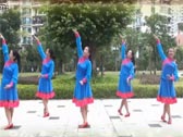 舞在深圳湾广场舞我的蒙古高原 正背面演示及分解动作教学 编舞雨丝