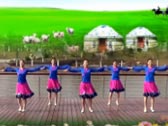 舞在深圳湾广场舞我唱我草原 完整版 正背面演示及分解动作教学 编舞单纯