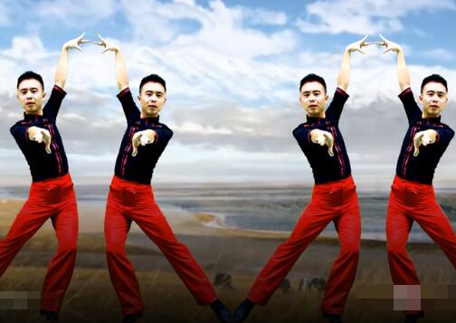 杨光广场舞《走天涯》恰恰风格老歌新跳法 背面演示及分解教学 编舞杨光