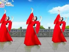 益馨广场舞《三月桃花雨》古典形体舞 背面演示及分解教学 编舞幽谷百合