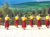 西安悠然广场舞《献给妈妈的歌》藏族舞蹈 背面演示及分解教学 编舞悠然