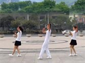 淓淓广场舞我想去桂林 8步 正背面演示及分解动作教学 编舞淓淓