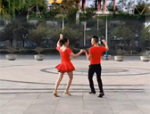 淓淓广场舞唱不完的情歌 双人舞32步 正背面演示及分解动作教学 编舞淓淓