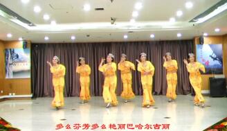 北京红灯笼广场舞巴哈尔古丽 正背面演示及分解动作教学 编舞红灯笼