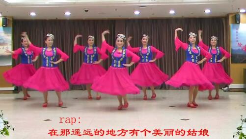 北京红灯笼广场舞心上的姑娘 正背面演示及分解动作教学 编舞红灯笼