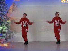 银河湾广场舞圣诞狂欢曲 正背面演示及分解动作教学 编舞阳光
