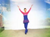 安阳爱尚广场舞美丽的西藏我的家 正背面演示及分解动作教学 编舞爱尚