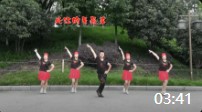 周周老师广场舞单人四步水兵舞《北江美》