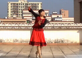 鄂州益馨广场舞一首情歌唱醉了我 附分解动作教学 原创编舞幽谷百合