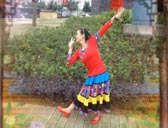 漓江飞舞广场舞山里的妹子唱山歌 附分解动作教学 原创编舞青春飞舞