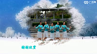 张春丽广场舞下个冬天谁能陪我看雪 附分解动作教学 原创编舞张春丽