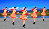 益馨广场舞《六口茶》清新的曲调美美的舞蹈简单又快乐