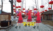 新年喜庆《扇子舞》好听又好看春节在家无聊就一起来跳广场舞吧