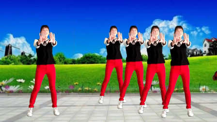 阿真广场舞32步健身舞《眉飞色舞》节奏动感有力正背面加分解