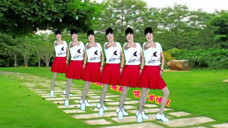 喜庆广场舞《开业大吉》团队扇子舞表演2019最新摆字舞真好看