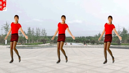 阿采原创广场舞这个广场舞太霸气了《全民社会摇》新颖32步加摆胯